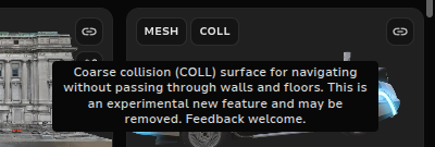 COLL badge tooltip